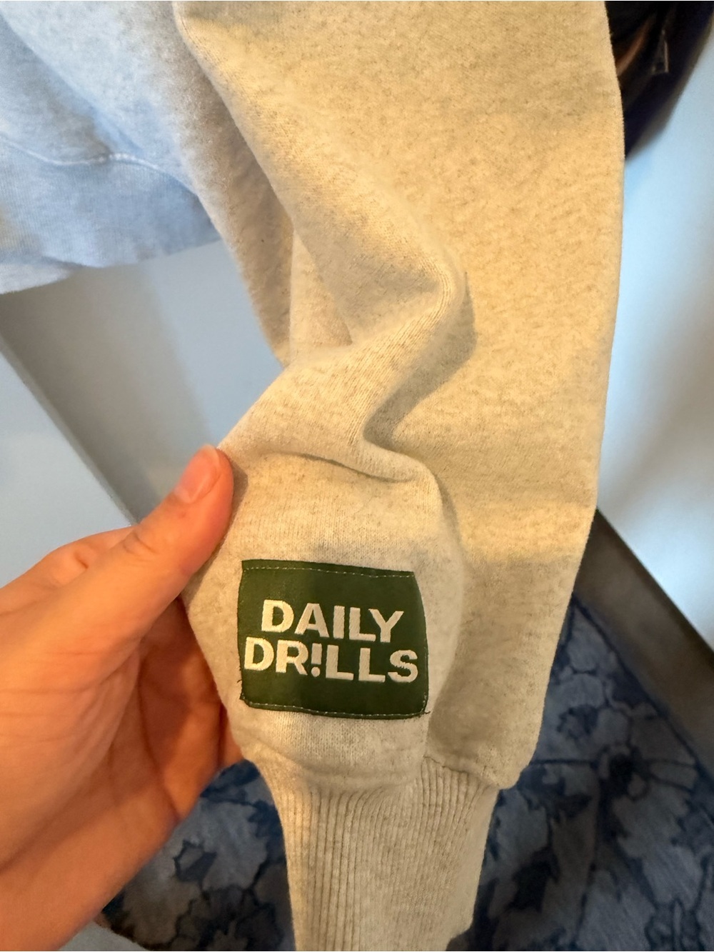 Daily Drills Light Gray Hoodie - Picture 2 of 4